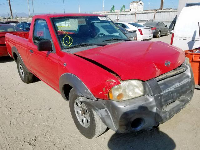 1N6DD21S81C354346 - 2001 NISSAN FRONTIER X RED photo 1