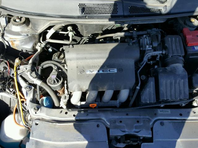 JHMGD384X7S812138 - 2007 HONDA FIT SILVER photo 7