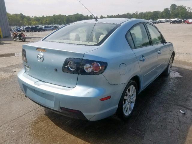 JM1BK12F271624333 - 2007 MAZDA 3 I BLUE photo 4