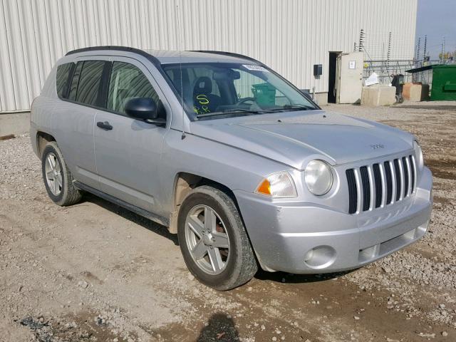 1J8FF47W77D348299 - 2007 JEEP COMPASS SILVER photo 1