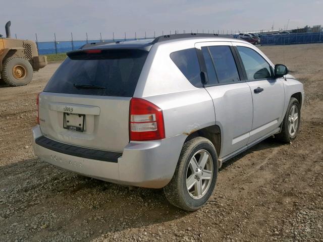 1J8FF47W77D348299 - 2007 JEEP COMPASS SILVER photo 4