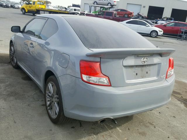 JTKJF5C71C3040124 - 2012 TOYOTA SCION TC 灰色 照片 3
