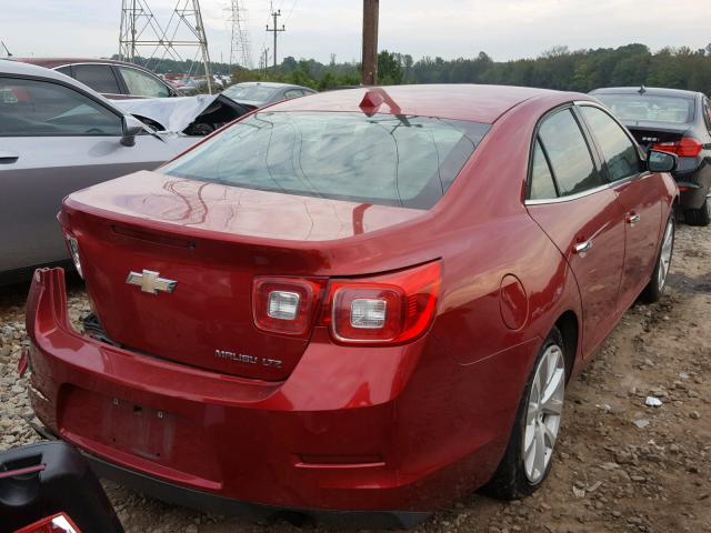 1G11H5SA6DF324937 - 2013 CHEVROLET MALIBU LTZ წითელი ფოტო 4