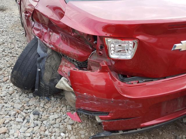 1G11H5SA6DF324937 - 2013 CHEVROLET MALIBU LTZ წითელი ფოტო 9