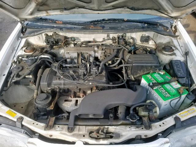 JT2AC52L8V0212130 - 1997 TOYOTA TERCEL CE WHITE photo 7