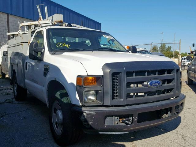 1FDSF30508EC23296 - 2008 FORD F350 SRW S WHITE photo 1