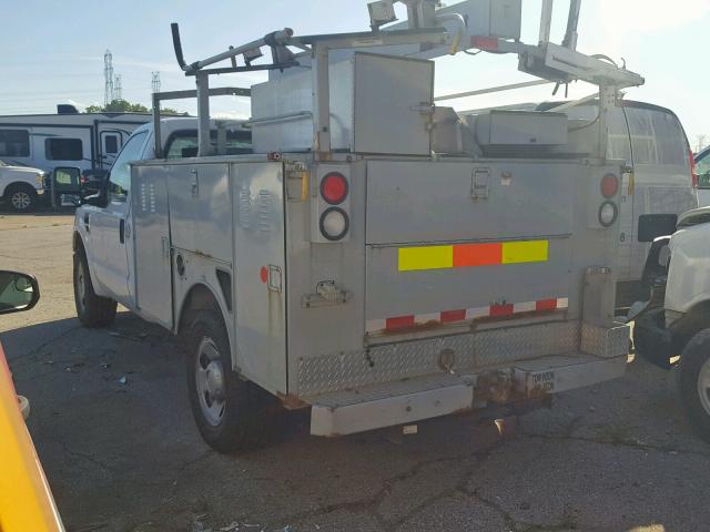 1FDSF30508EC23296 - 2008 FORD F350 SRW S WHITE photo 3