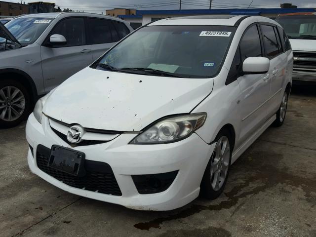 JM1CR293780317748 - 2008 MAZDA 5 WHITE photo 2