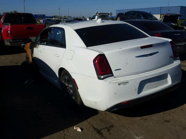 2C3CCAGGXFH932325 - 2015 CHRYSLER 300 S WHITE photo 3