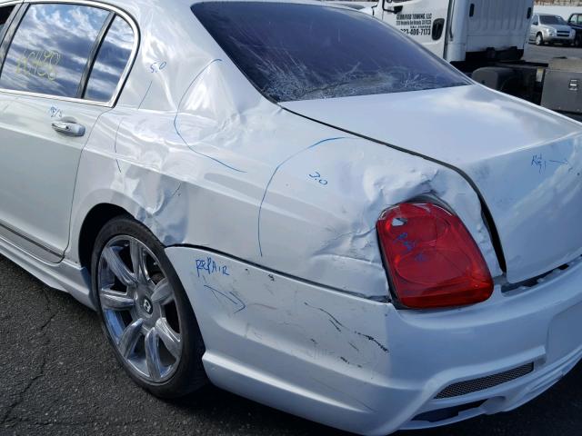 SCBBR93W978040384 - 2007 BENTLEY CONTINENTA WHITE photo 9