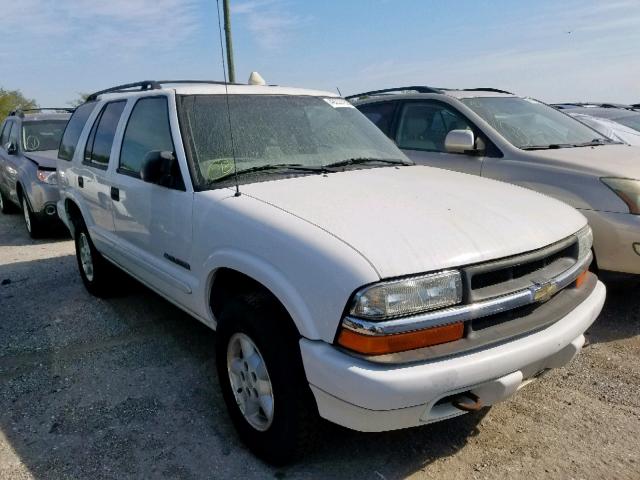 1GNDT13X95K106540 - 2005 CHEVROLET BLAZER WHITE photo 1