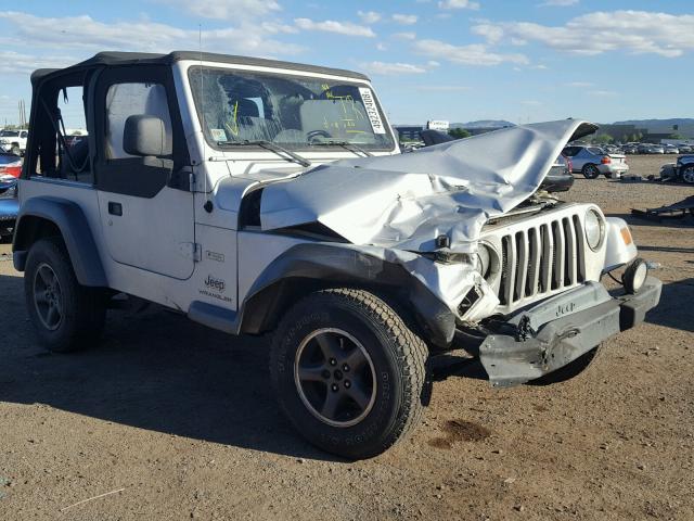 1J4FA39SX4P735461 - 2004 JEEP WRANGLER X SILVER photo 1