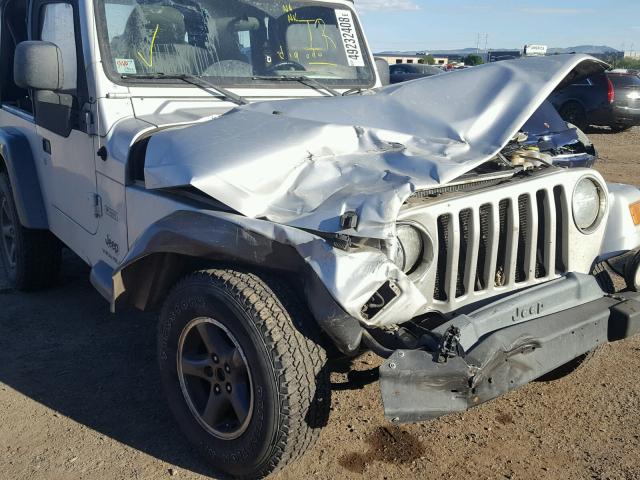 1J4FA39SX4P735461 - 2004 JEEP WRANGLER X SILVER photo 9