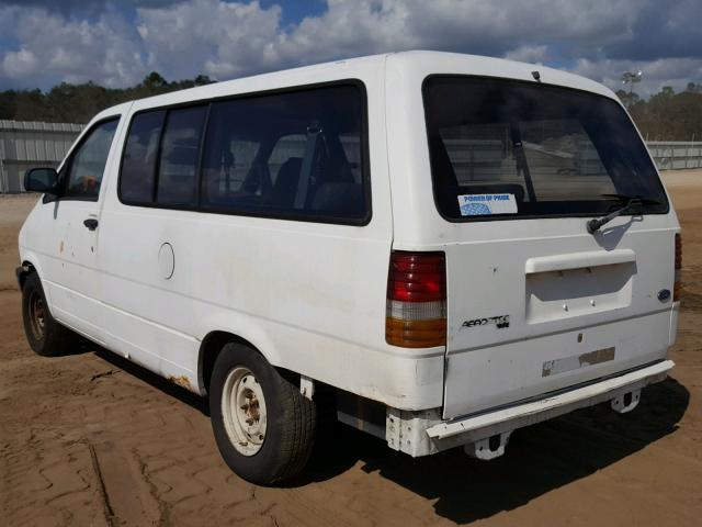 1FMDA31U9NZA79362 - 1992 FORD AEROSTAR WHITE photo 3