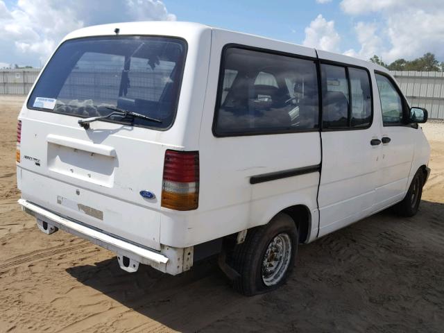 1FMDA31U9NZA79362 - 1992 FORD AEROSTAR WHITE photo 4