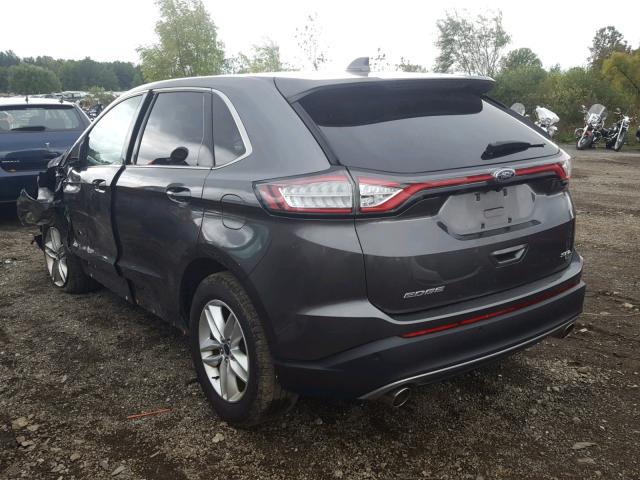 2FMTK4J88FBC38183 - 2015 FORD EDGE SEL CHARCOAL photo 3