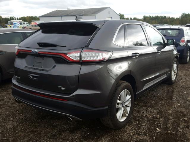 2FMTK4J88FBC38183 - 2015 FORD EDGE SEL CHARCOAL photo 4