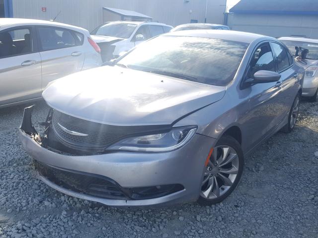 1C3CCCBG4FN505393 - 2015 CHRYSLER 200 S GRAY photo 2