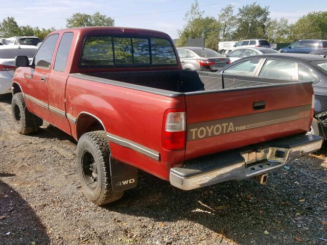 JT4VD22F7S0002662 - 1995 TOYOTA T100 XTRAC RED photo 3