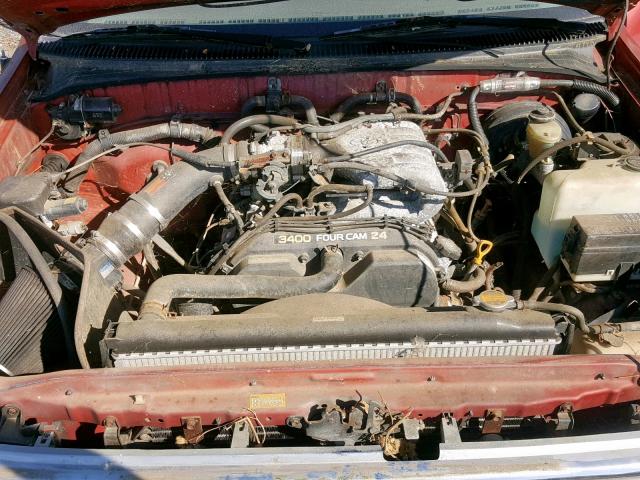 JT4VD22F7S0002662 - 1995 TOYOTA T100 XTRAC RED photo 7