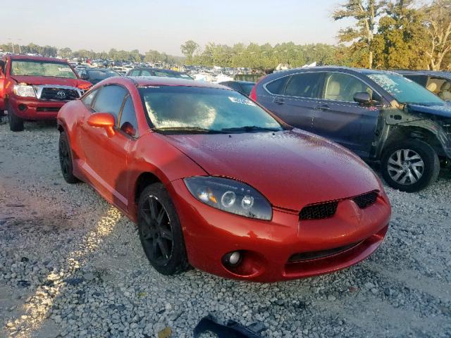 4A3AK44T46E056333 - 2006 MITSUBISHI ECLIPSE SE ORANGE photo 1