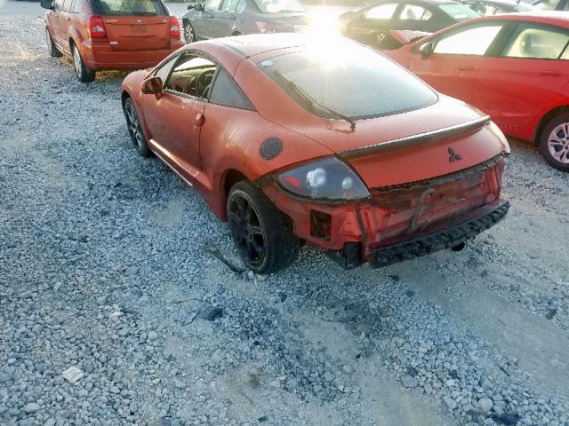 4A3AK44T46E056333 - 2006 MITSUBISHI ECLIPSE SE ORANGE photo 3