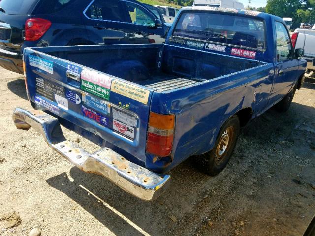 JT4RN81P9K0032290 - 1989 TOYOTA PICKUP 1/2 BLUE photo 4