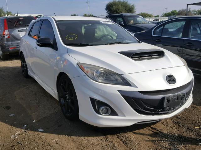 JM1BL1L44D1836284 - 2013 MAZDA SPEED 3 WHITE photo 1