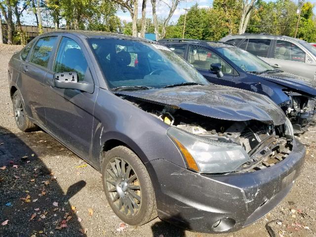 1FAHP3GN3BW153852 - 2011 FORD FOCUS SES GRAY photo 1