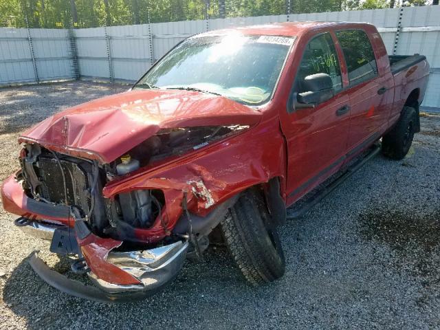 3D7KS29C97G750505 - 2007 DODGE RAM 2500 RED photo 2