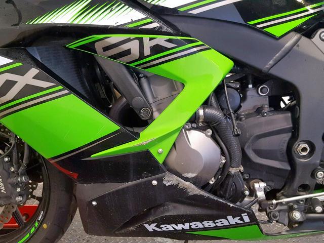 JKBZXJE15HA025076 - 2017 KAWASAKI ZX636 E GREEN photo 6