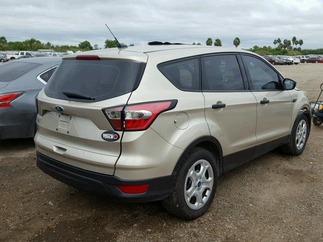 1FMCU0F74HUC00868 - 2017 FORD ESCAPE S GOLD photo 4