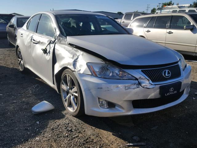 JTHBF5C22A5117356 - 2010 LEXUS IS 250 SILVER photo 1