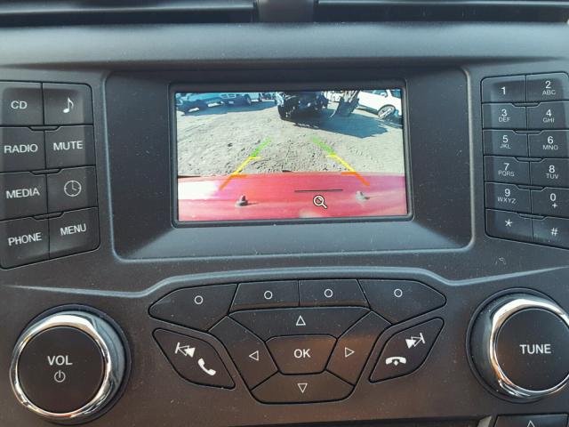 3FA6P0G77GR304502 - 2016 FORD FUSION S RED photo 9