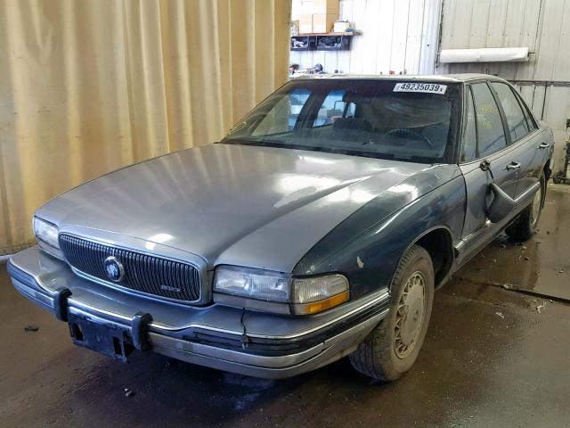 1G4HP53L2PH404331 - 1993 BUICK LESABRE CU GRAY photo 2