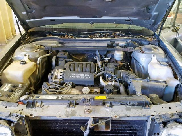 1G4HP53L2PH404331 - 1993 BUICK LESABRE CU GRAY photo 7