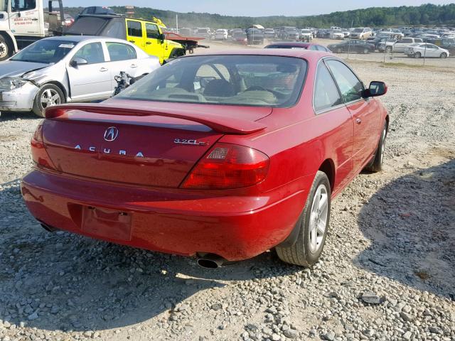 19UYA42611A020540 - 2001 ACURA 3.2CL TYPE RED photo 4