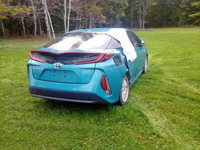 JTDKARFP2H3039116 - 2017 TOYOTA PRIUS PRIM 蓝色 照片 4