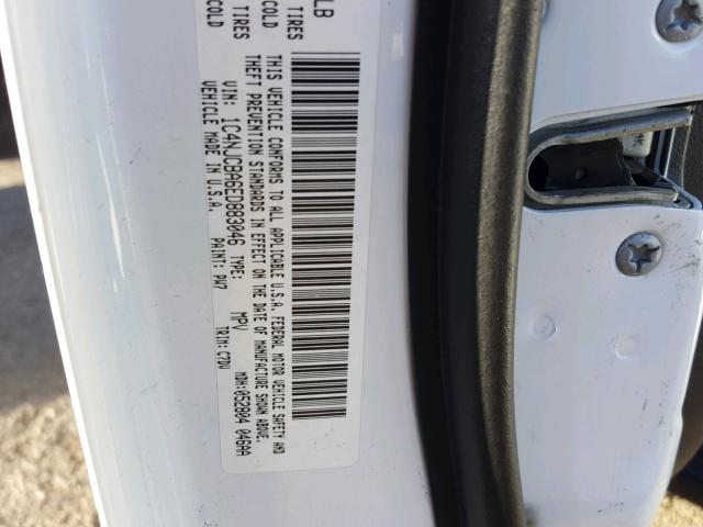 1C4NJCBA6ED883046 - 2014 JEEP COMPASS SP 白色 照片 10