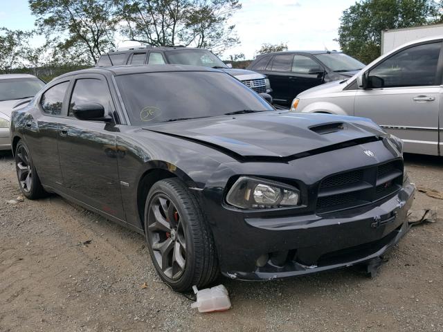 2B3LA73W28H154852 - 2008 DODGE CHARGER SR BLACK photo 1