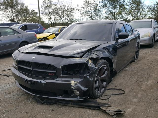 2B3LA73W28H154852 - 2008 DODGE CHARGER SR BLACK photo 2