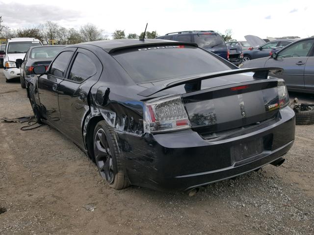 2B3LA73W28H154852 - 2008 DODGE CHARGER SR BLACK photo 3