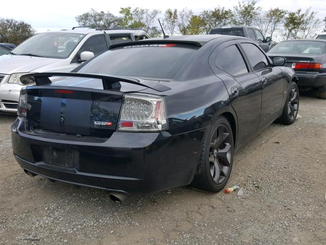 2B3LA73W28H154852 - 2008 DODGE CHARGER SR BLACK photo 4