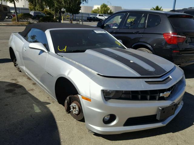 2G1FK3DJ0C9178129 - 2012 CHEVROLET CAMARO 2SS SILVER photo 1