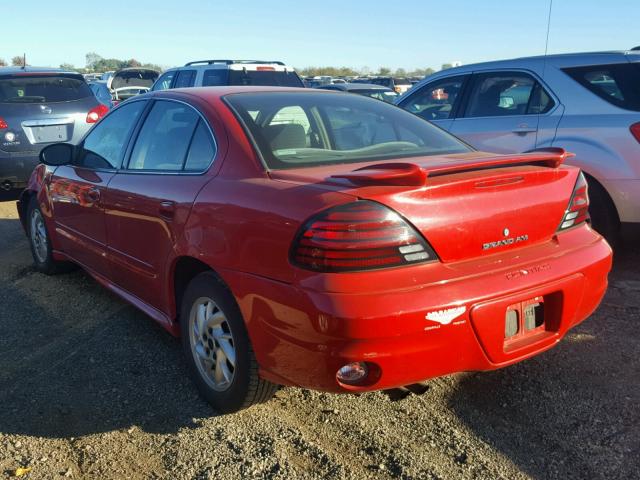 1G2NE52F74C233503 - 2004 PONTIAC GRAND AM S RED photo 3