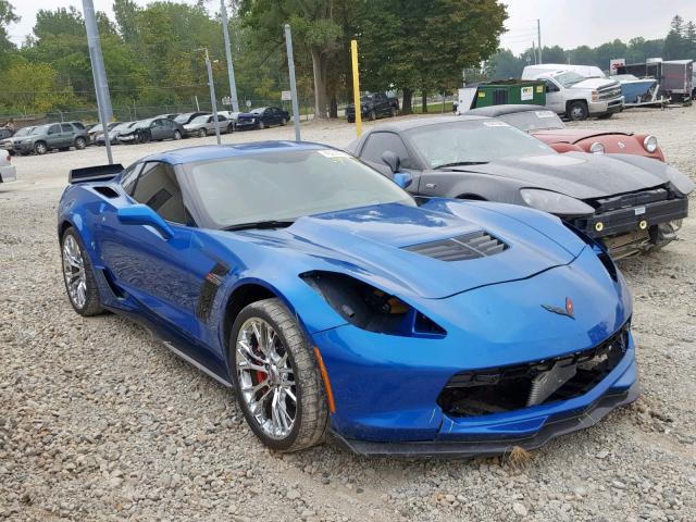 1G1YS2D68G5610726 - 2016 CHEVROLET CORVETTE 2 BLUE photo 1