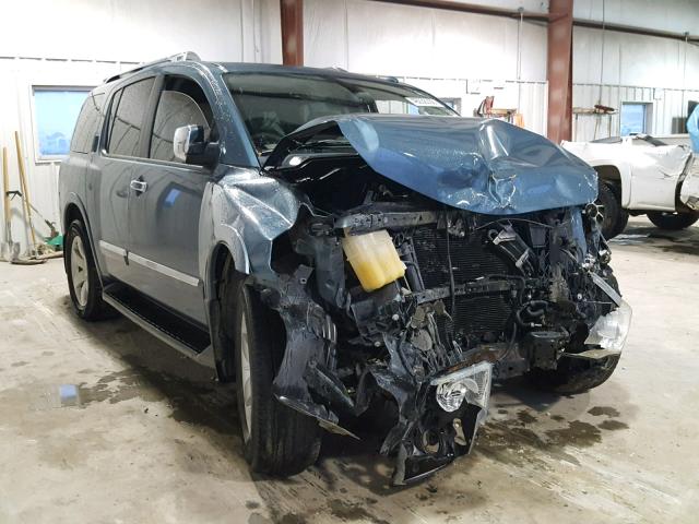 5N1BA0ND5BN612360 - 2011 NISSAN ARMADA SV BLUE photo 1