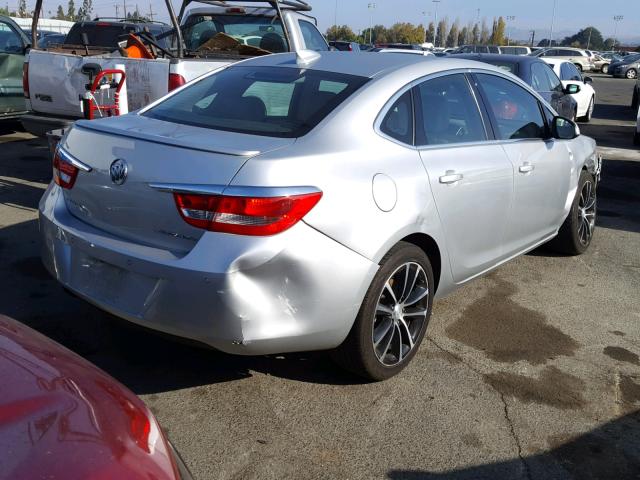 1G4PR5SK4H4121310 - 2017 BUICK VERANO SPO SILVER photo 4