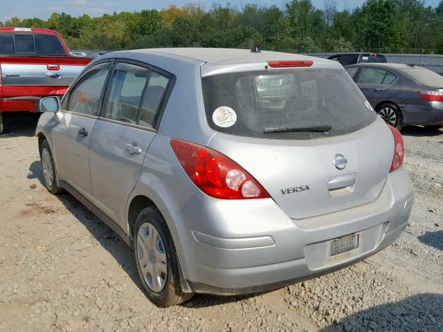 3N1BC1CP3AL429817 - 2010 NISSAN VERSA S SILVER photo 3