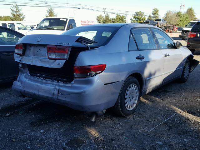 1HGCM55124A071735 - 2004 HONDA ACCORD DX SILVER photo 4